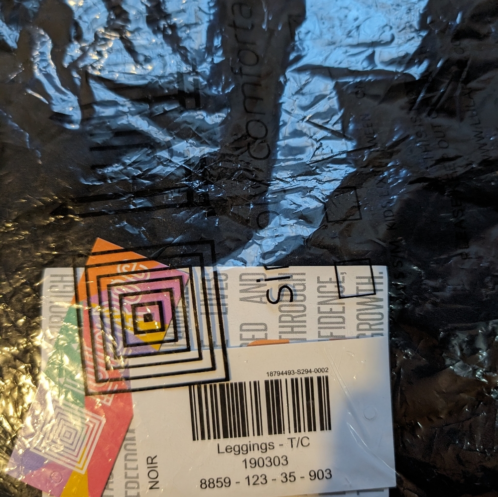 Lularoe Tall and Curvy Black Leggings